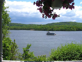 View the River from the porch