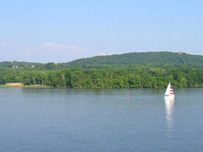 Sailboat on the Hudson River